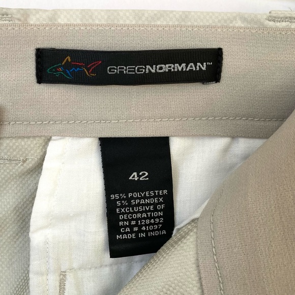 Greg Norman Golf Shorts Size 42 Leaves Botanical - Picture 3 of 6